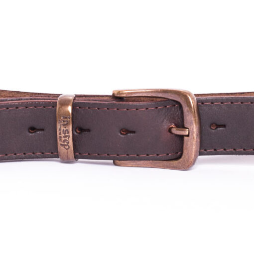 Leather Belt - Brown - Image 2