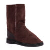 All Suede Sheepskin Boots - Brown
