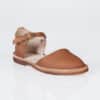 an leather Mary Jane sandal side view – In Step ladies summer sandal