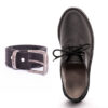 In-Step Vellies & Belt Combo - Black