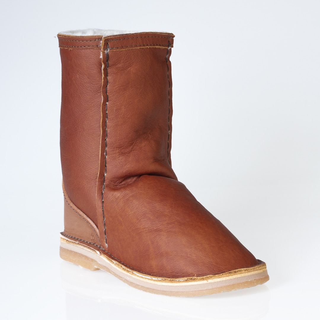 In-Step Texan Sheepskin Boots - Handcrafted Comfort